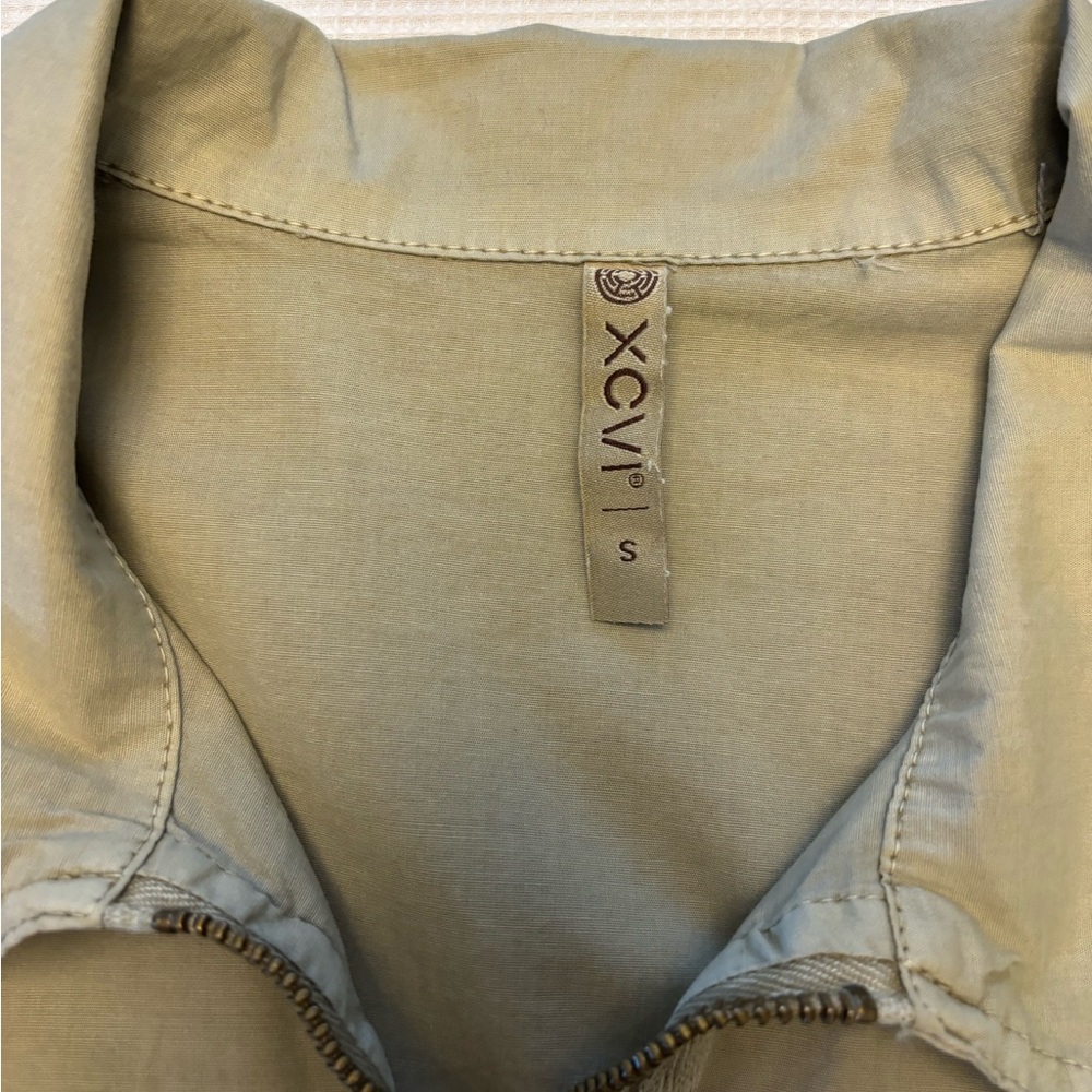 XCVI Olive Green Utility Jacket with Pockets - Picture 5 of 8